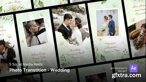 Videohive Social Media Reels - Photo Transtition - Wedding After Effects Template 48914281