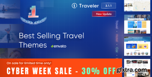 Themeforest - Travel Booking WordPress Theme 10822683 v3.1.1 - Nulled