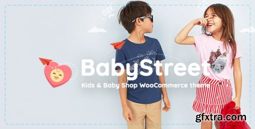 Themeforest - BabyStreet - WooCommerce Theme for Kids Toys and Clothes Shops 23461786 v1.6.6 - Nulled