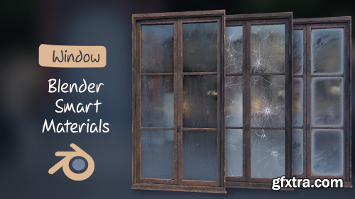 Blender Smart Materials_Window_Procedural Water Drops