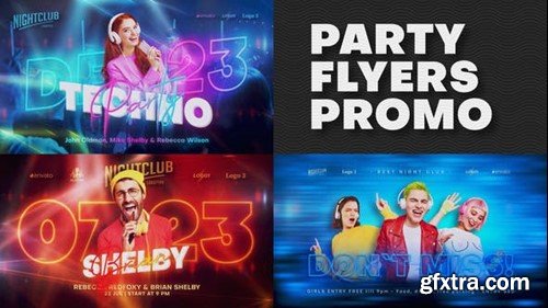 Videohive Party Flyers Promo 49718800