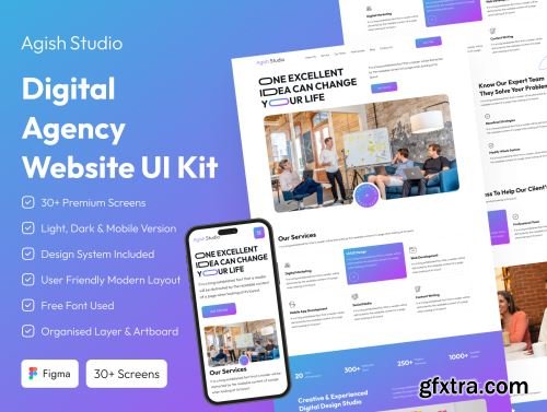 Digital Agency Web UI Kit Ui8.net