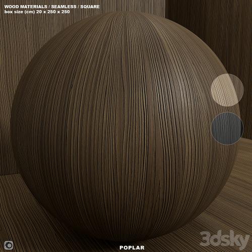 Material wood (seamless) poplar - set 135