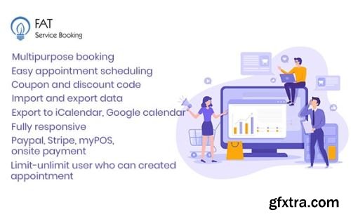 CodeCanyon - Fat Services Booking - Automated Booking and Online Scheduling v5.5 - 24214247 - Nulled