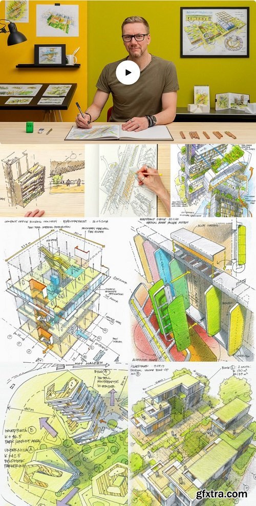 Domestika - Architectural Drawing: From Imagination to Conceptualization