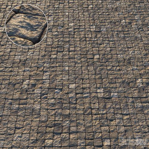 Square paving slab material 02