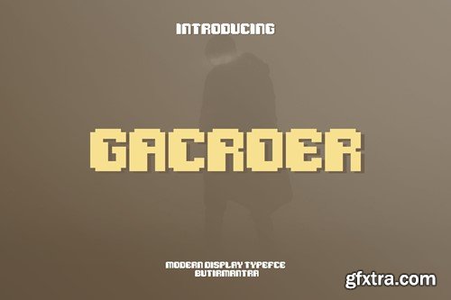 Gacroer - Modern Pixels Font SLUNJ95