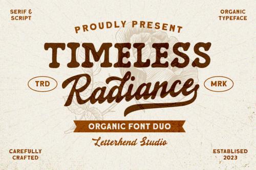 Deeezy - Timeless Radiance - Organic Font Duo