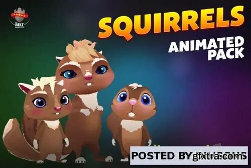 Squirrels animated pack v1.0