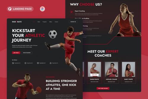 Sports Academy Landing Page