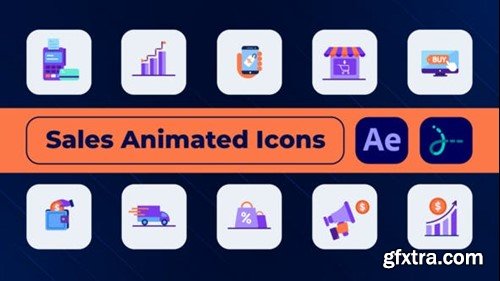 Videohive Sales Animated Icons 50113111
