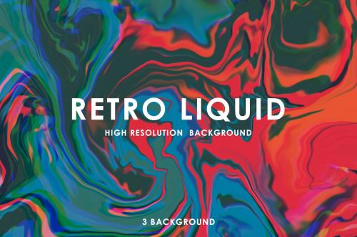 Retro Liquid Background