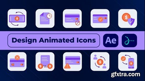 Videohive Transaction Animated Icons 50169862