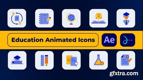 Videohive Education Animated Icons 50238875