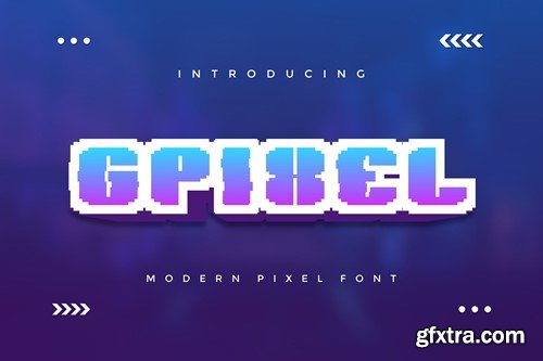 Gpixel - Modern Pixel Font N6M4FDB