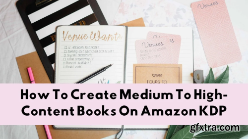 How To Create Medium & High Content Journals On Amazon KDP
