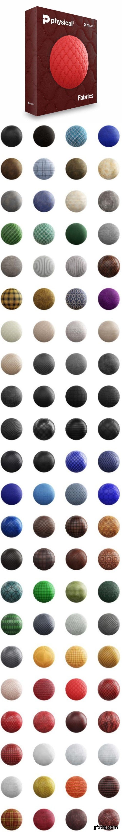CGAxis – Physical 2 Fabrics PBR Textures FULL