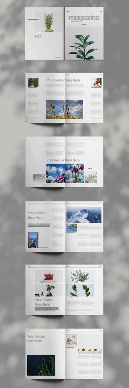 Adobe Stock - Natural Magazine Layout - 399635144