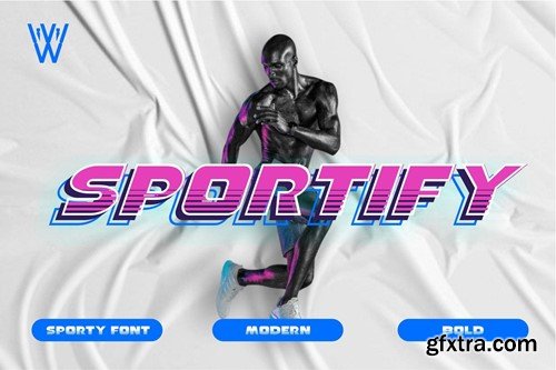 Sportify | Sports font 2QEDB8V