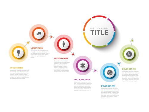 Adobe Stock - Horizontal Infographic Timeline Layout - 407492834