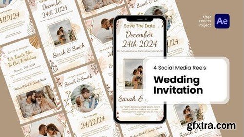 Videohive Social Media Reels - Wedding Invitation After Effect Templates 50651187