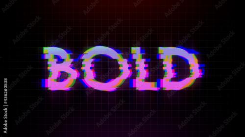 Adobe Stock - Bold Glitch Titles - 436260838