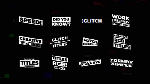 Videohive - Glitch Titles V3 | Premiere Pro (MOGRT) - 50814992