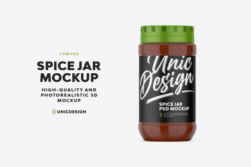 Spice Jar Mockup