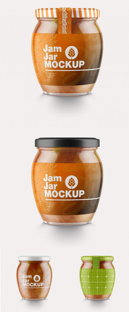 Adobe Stock - Glass Jar Mockup - 450203381