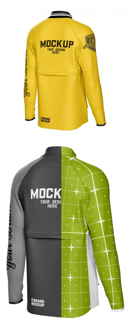 Adobe Stock - Long Sleeve Track Jacket Mockup - 450203420