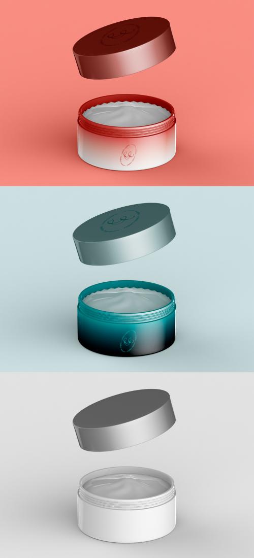 Adobe Stock - Beauty Product Jar Mockup - 452599105