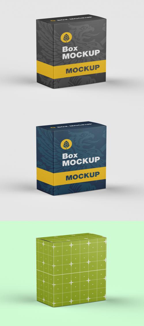 Adobe Stock - Luxury Cardboard Box Mockup - 458571097