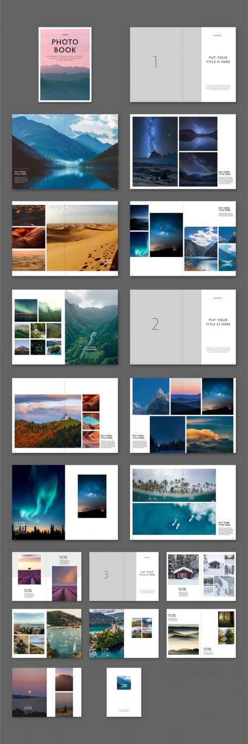 Adobe Stock - Photo Album Book Layout - 461534003