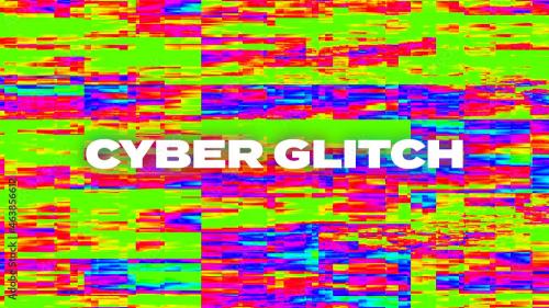 Adobe Stock - Moving Cyber Glitch Titles - 463856612