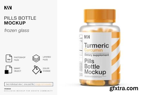 Pills Bottle Mockup Collections #1 12xPSD
