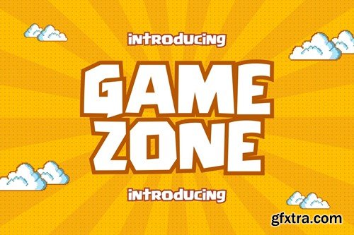 Game Zone - Game Display Font VQFMXMR