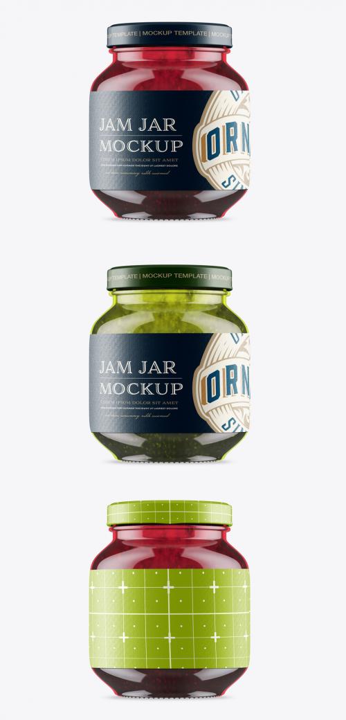 Adobe Stock - Jam Jar Mockup - 470002814
