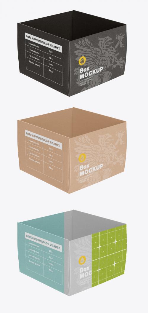 Adobe Stock - Cardboard Box 3D Mockup - 473623049