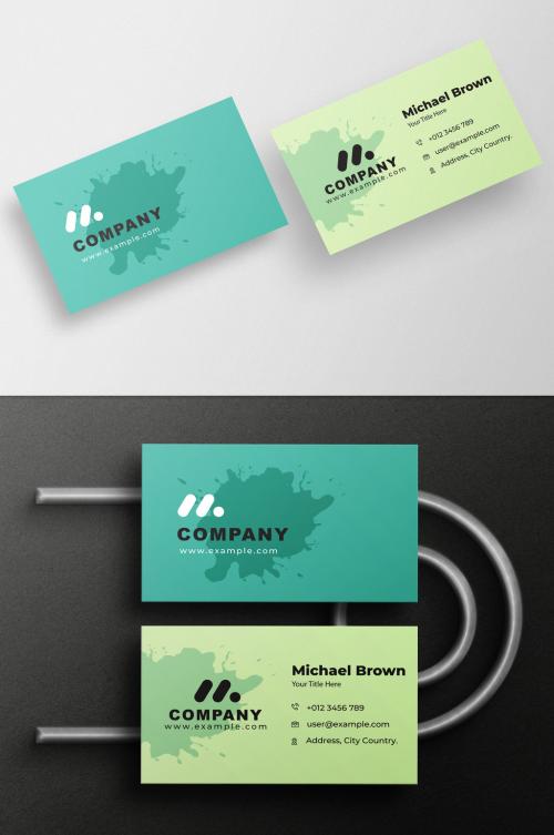 Stylish Abstract Business Card