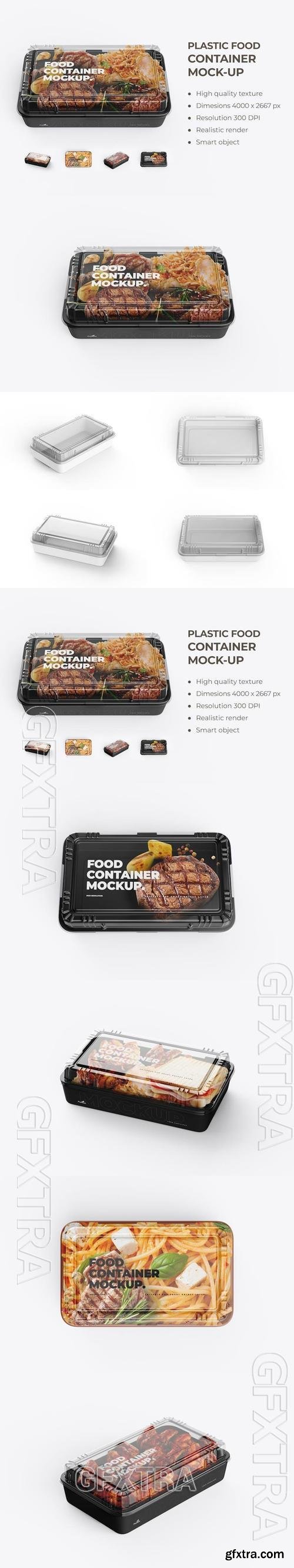 PSD Transparent Food Container Mockup ET9FYGU