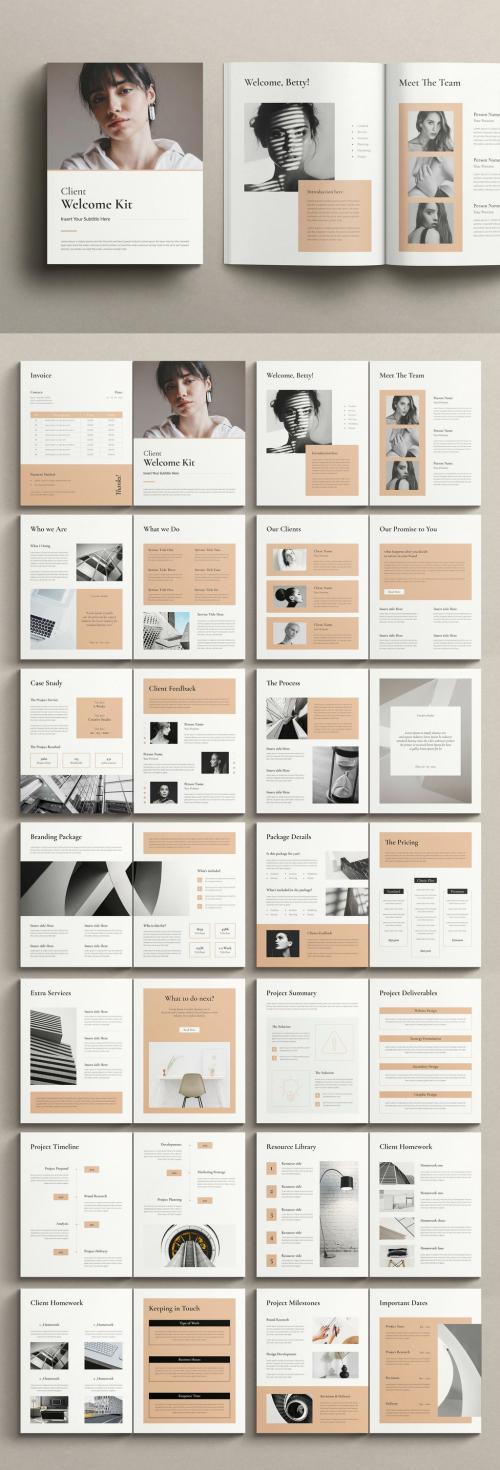 Client Welcome Kit Layout