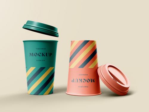 Take Away Paper Coffee Cup Mockup