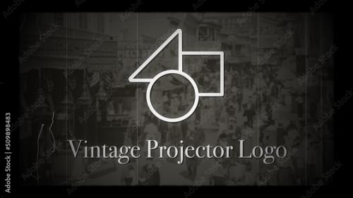 Old Vintage Projector Logo Reveal