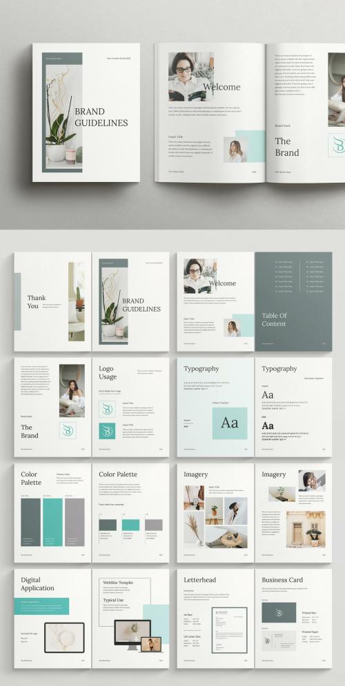 Minimal Brand Guidelines Layout