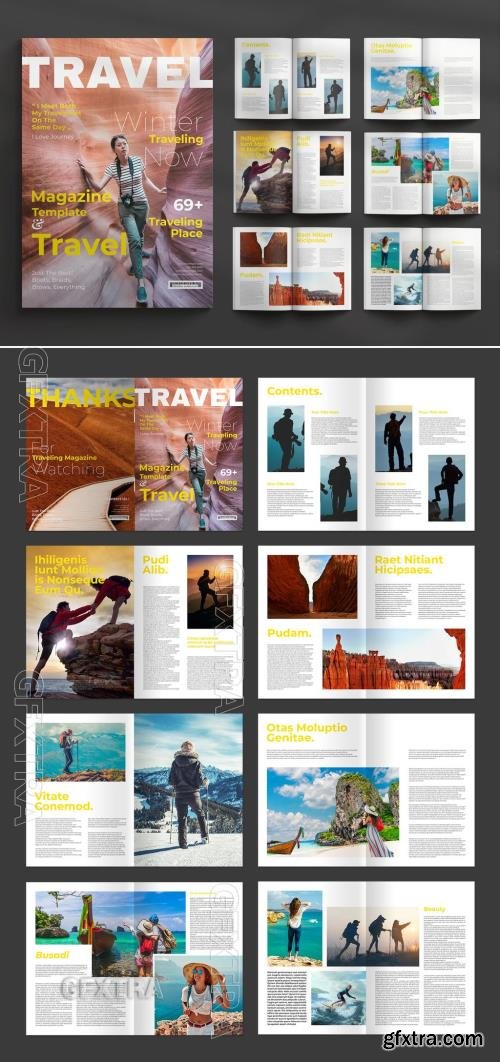 Travel Magazine Template 723727005