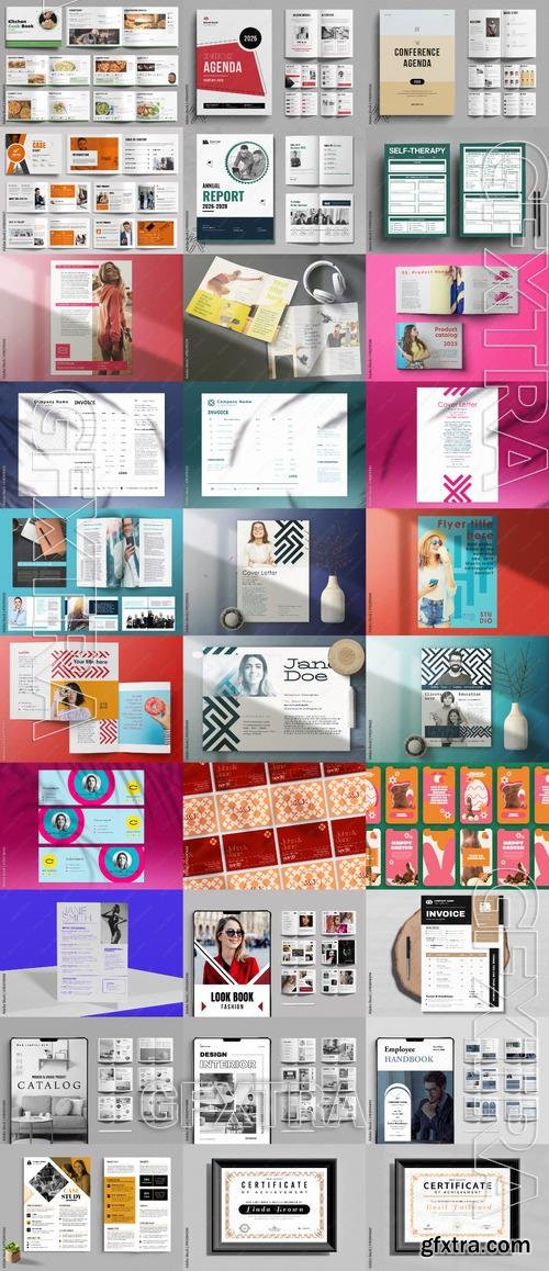 30 Indesign Templates Bundle 14 by Adobestock