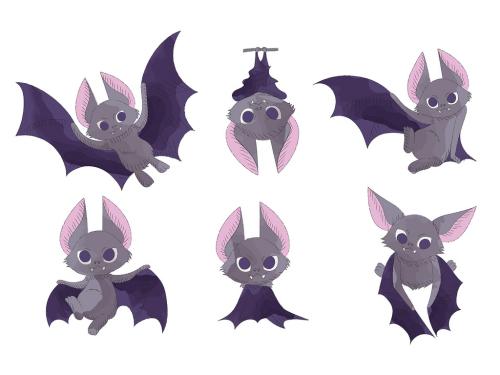 Cute Halloween Bats
