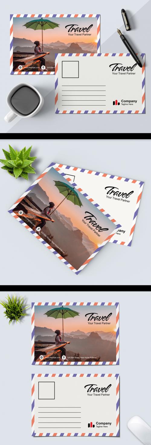 Travel Themed Postcard Layouts
