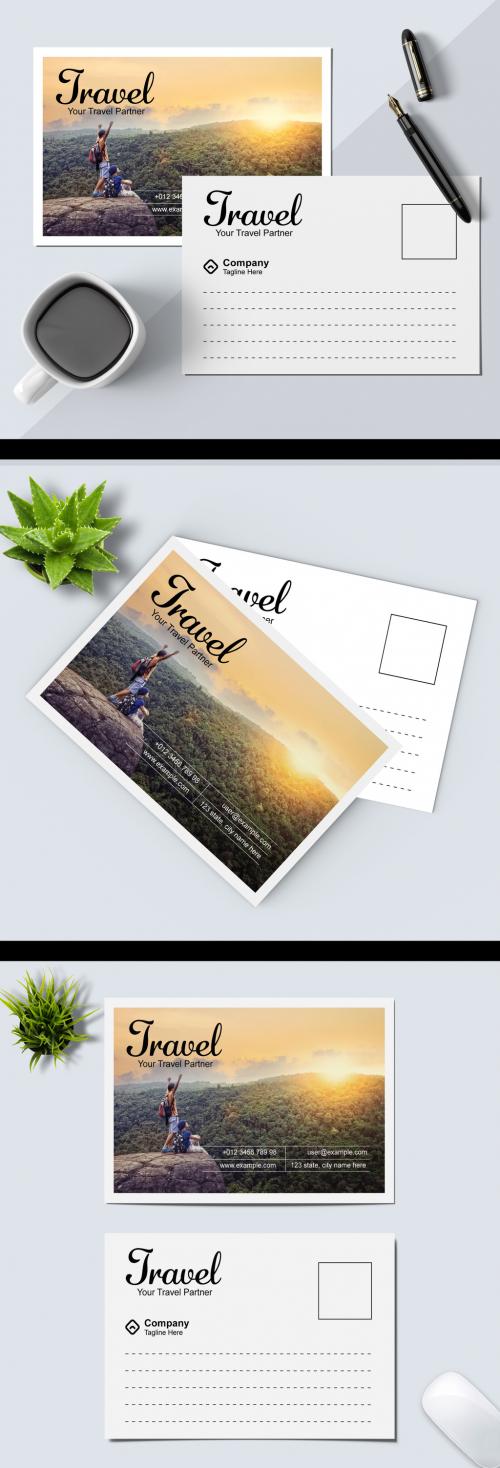 Travel Themed Postcard Layouts
