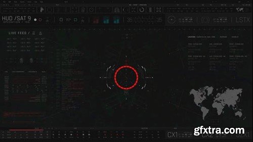 Videohive HUD Covert Operations Satellite 9 52323200